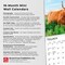 Highland Cows | 2026 7 x 14 Inch (Hanging) Monthly Mini Wall Calendar